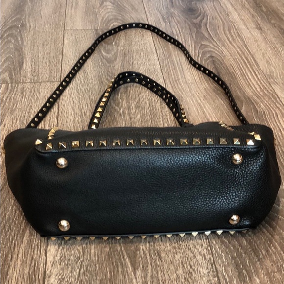 VANLENTINO GARAVANI CALFSKIN LEATHER ROCKSTUD BAG - Picture 12 of 13